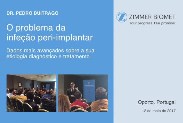 Conferencia sobre periimplantitis del Dr. Buitrago en Oporto